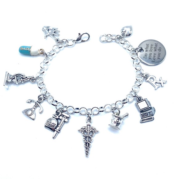 Pharmacist Charm Bracelet - Picture 7 of 7